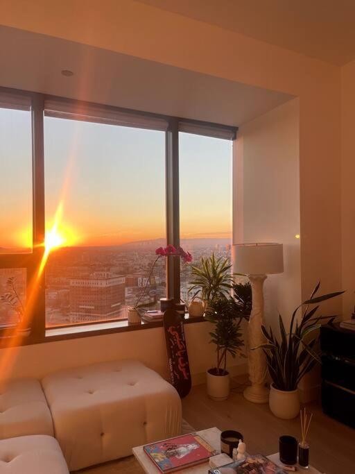 Luxury Highrise Condo Downtown La Los Angeles Bagian luar foto